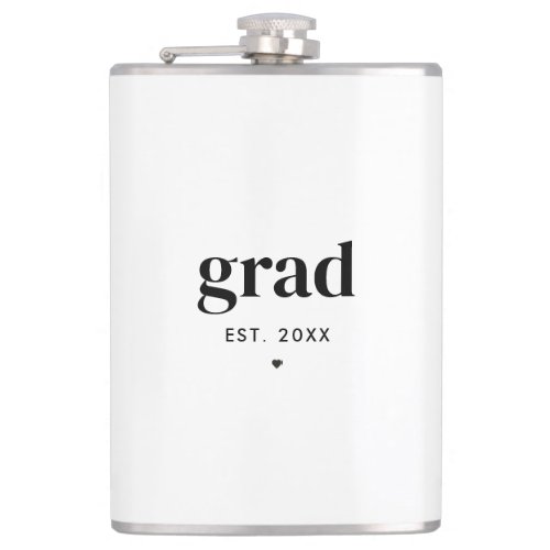 Trendy Modern Customized Graduation Gift Grad  Flask