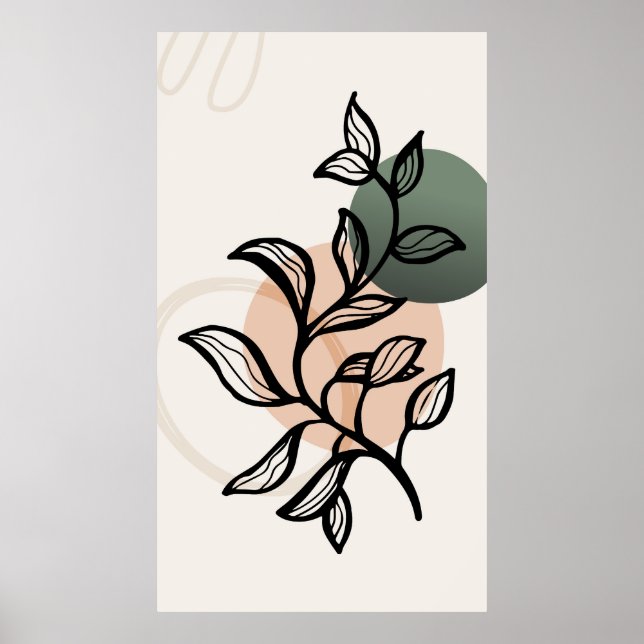 Trendy Modern design Poster (Front)