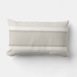 Trendy Modern Elegant Color Harmony Chic Striped Lumbar Pillow