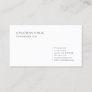 Trendy Modern Elegant Minimalist Simple Template Business Card