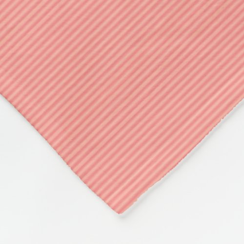 Trendy Modern Elegant Peach Tones Stripes Large Fleece Blanket