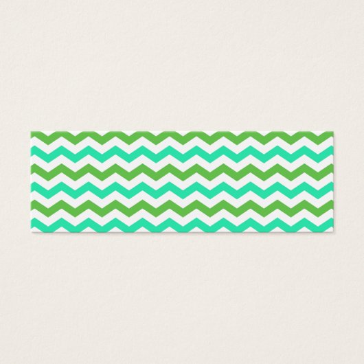 Trendy, modern fresh green chevron (Front)