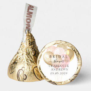 Trendy, modern, glitter balloons hershey®'s kisses kisses®