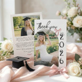thank you grad card ideas AmandaCreation Black, Gold & Silver Graduation Cards 50pk Inside of card is blank. Graduation Thank You Cards Ideas