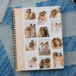 Trendy Modern Photo Grid Custom Yearly Planner<br><div class="desc">Create your own yearly planner using this trendy modern photo grid template. Simply add 12 of your favorite pictures,  change the year and customize the name and motivational quote. All colors and text can be customized to make this yearly planner unique to you.</div>