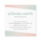 Trendy modern pink mint green gradient photo