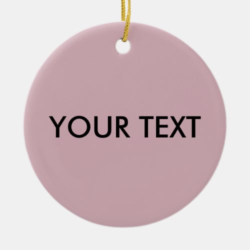 Trendy Modern Professional Custom Brand Name Pink  Ceramic Ornament