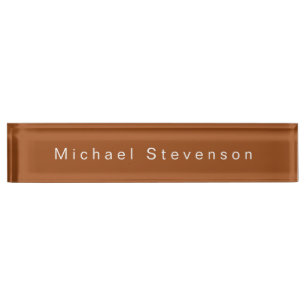 Trendy Modern Professional Desk Name Plate