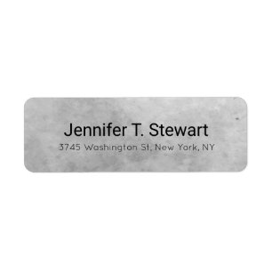 Trendy Modern Professional Elegant Grey Label