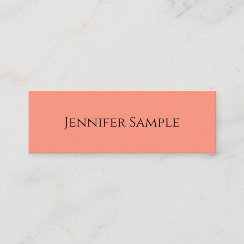 Trendy Modern Simple Elegant Professional Template Mini Business Card