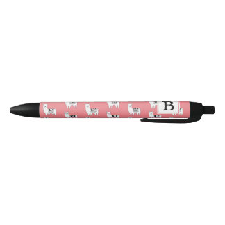Trendy Modern Sketchy Aztec Llama Pen