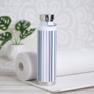 Trendy Modern Stripes Water Bottle