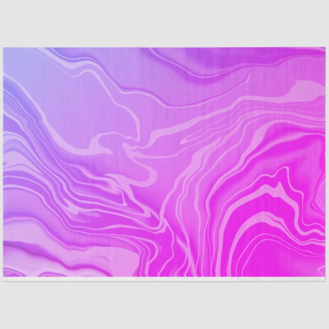 Trendy Modern Stylish Abstract Marble Tissue Paper (Front)