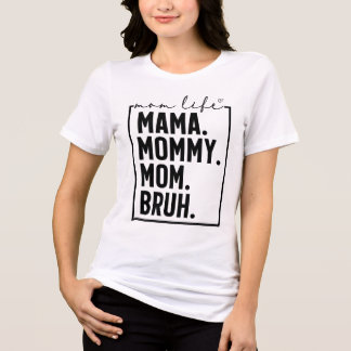 Trendy Mom Sarcastic Typography Tri-Blend Shirt