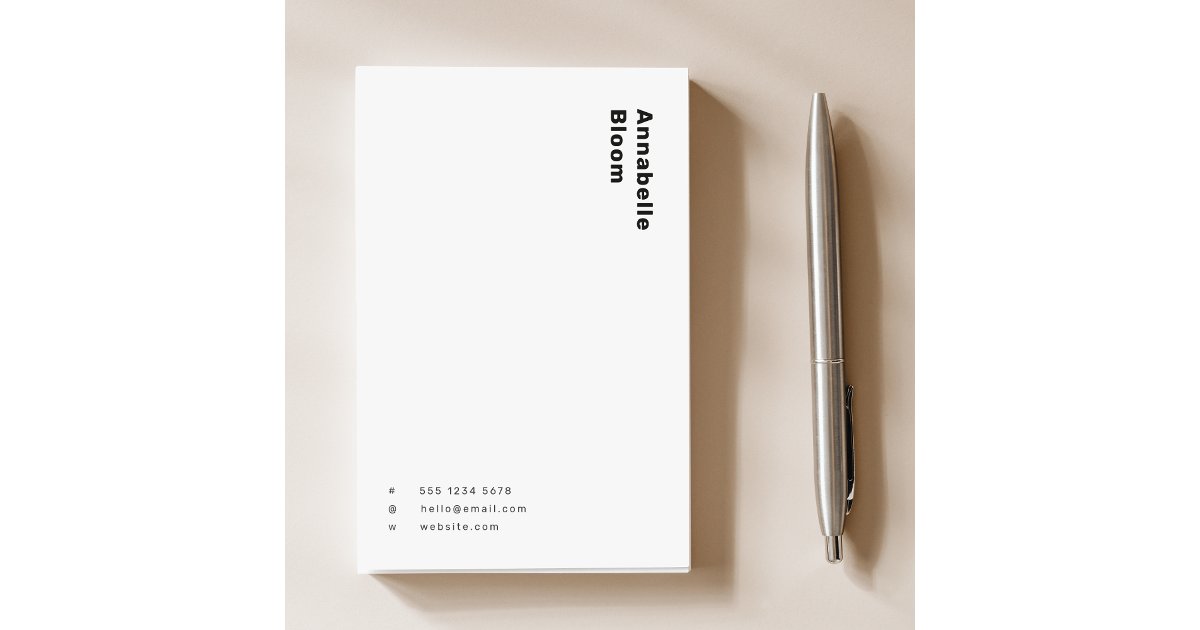 Trendy Monochrome Modern Minimal Black and White Post-it Notes | Zazzle