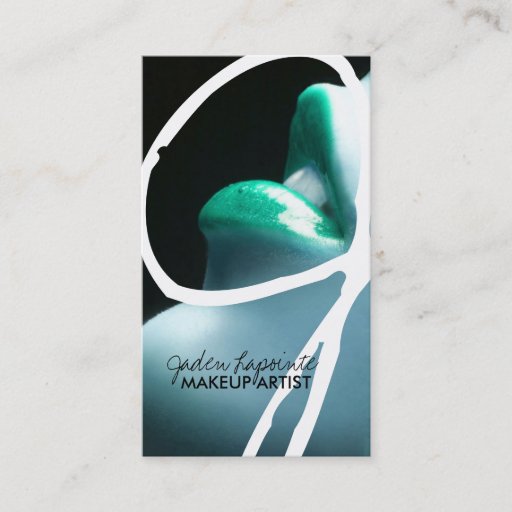 Customizable Trendy Monogram Business Cards