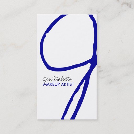 Customizable Trendy Monogram Business Cards