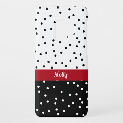 Trendy Monogram Design Case-Mate Samsung Galaxy S9 Case