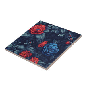 Trendy Moroccan Rose Ceramic Tile  For Bath Accent
