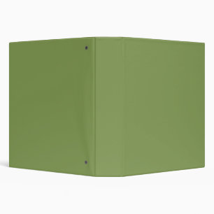 Trendy Moss Green Background Color Customize this Binder