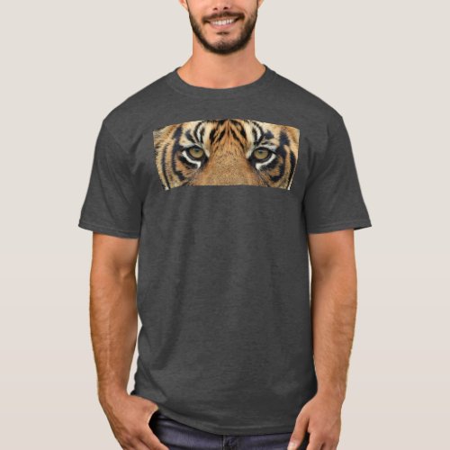 Trendy Motivational Tiger Template Modern Elegant T_Shirt