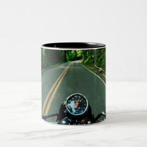 Trendy Motorcycle Wrap Two_Tone Coffee Mug
