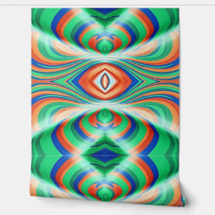 Trendy multicolor classic modern design wallpaper