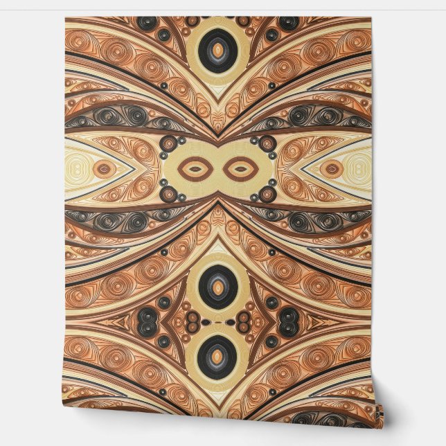 Trendy multicolor classic modern design  wallpaper wallpaper  (Unrolling)