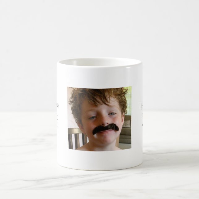 Trendy Mustache Coffee Mug (Center)