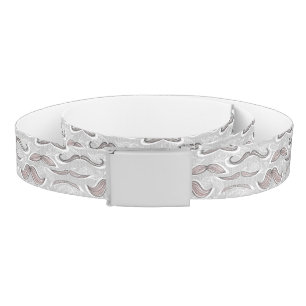 Trendy Mustache Pattern Belt