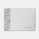Trendy Mustache Pattern Post-it Notes