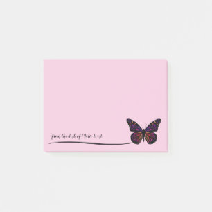 Trendy Nature Butterfly Business Office Post-it Notes