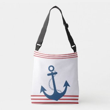 Trendy Nautical Design Crossbody Bag by EveStock at Zazzle