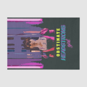 Trendy Neon Cyberpunk Obstinate Headstrong Girl Tissue Paper