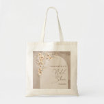 Trendy neutral wildflowers boho arch Bridesmaid  Tote Bag<br><div class="desc">Beauty popular now design for Bridesmaid  gift - Tote Bag- Elegant watercolor wildflowers in trendy earthy colors – ivory,  beige,  shades of light brown,  white and touching of blush,  delicate woven into boho arch.
Contact me for matching items or for customization,  Blush Roses ©</div>