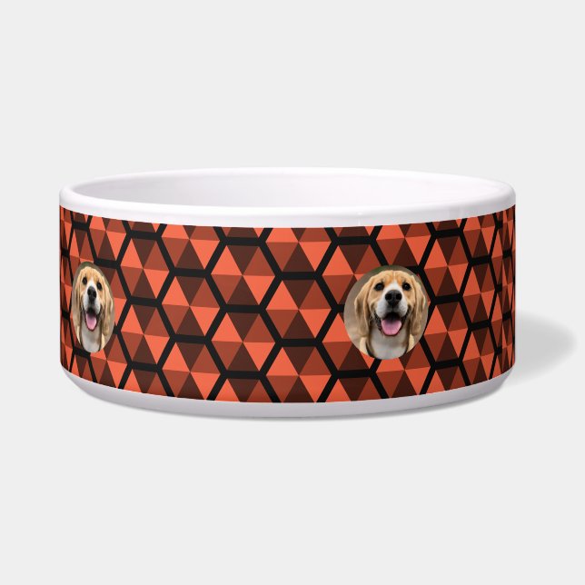 Trendy New Customized Monogrammed Cat Bowl (Right)