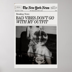 Trendy Newspapers Print, New York Magazine Print