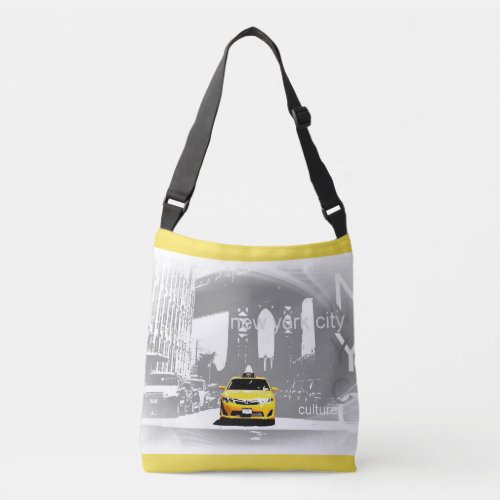 Trendy Ny New York City Brooklyn Yellow Taxi Nyc Crossbody Bag