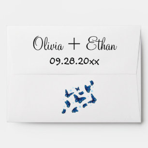 trendy of colorful Butterflies Envelope