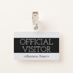 [ Thumbnail: Trendy "Official Visitor" Badge ]