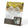 Trendy Open Book, Writers Book Signing Advertising Pedestal Sign