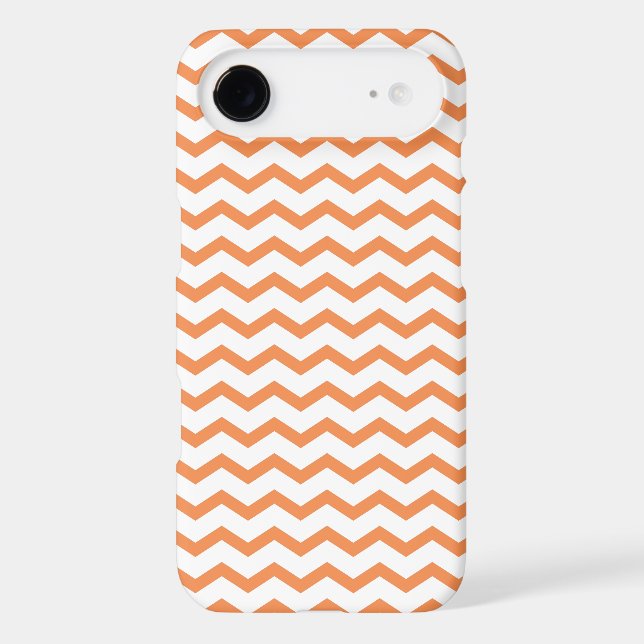 Trendy Orange Chevron Pattern.ai Case-Mate iPhone Case (Back)