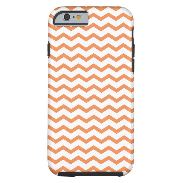 Trendy Orange Chevron Pattern.ai Case-Mate iPhone Case (Back)