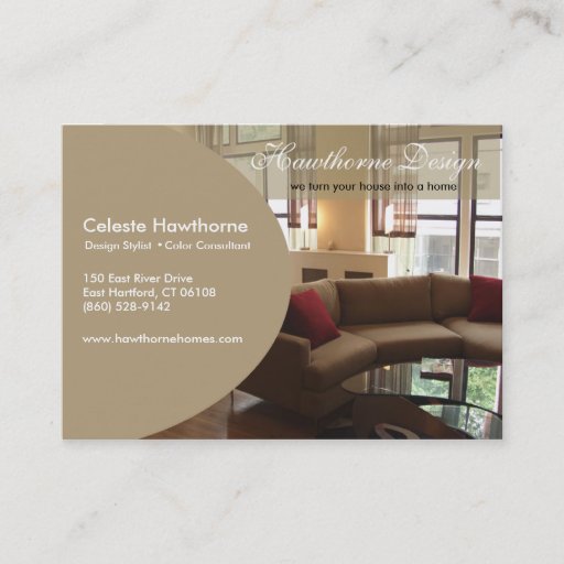 Customizable Trendy Ovale Profile Business Card