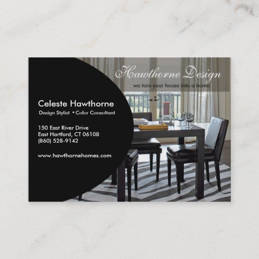 Customizable Trendy Ovale Profile Business Card