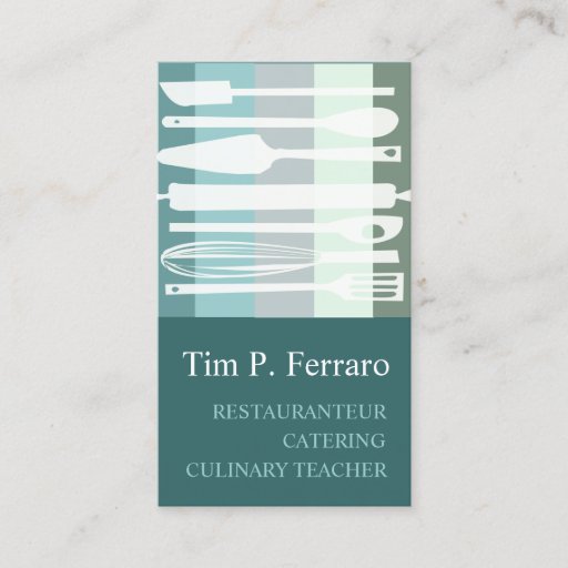 Customizable Bakery  Cook Chef Business Card Template