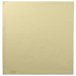 Trendy Pale Yellow Solid Color Napkin
