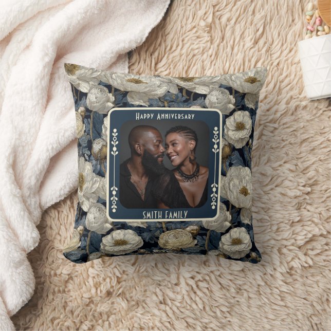 Trendy Partners 50Th Wedding Anniversary For Older Throw Pillow (Blanket)