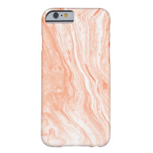 Trendy Pastel Tones Marble Stone Texture Barely There iPhone 6 Case