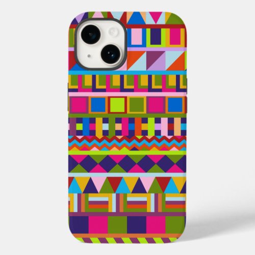 Trendy patchwork pattterns case